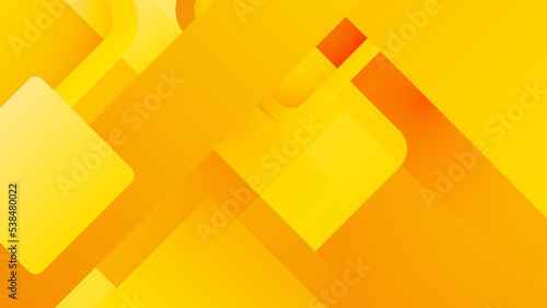 Abstract gradient orange yellow modern design background