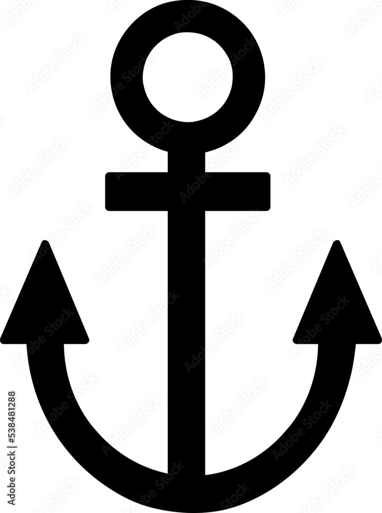 Anchor icon isolated on white background. Anchor icon simple sign..eps Anchor icon isolated on white background. Anchor icon simple sign..eps