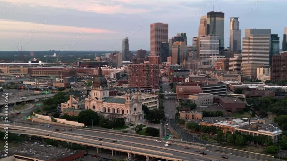 Downtown Minneapolis, MN Evening Drone Flight Shoot 1 - 31 Downtown Minneapolis, MN Evening Drone Flight Shoot 1 - 31