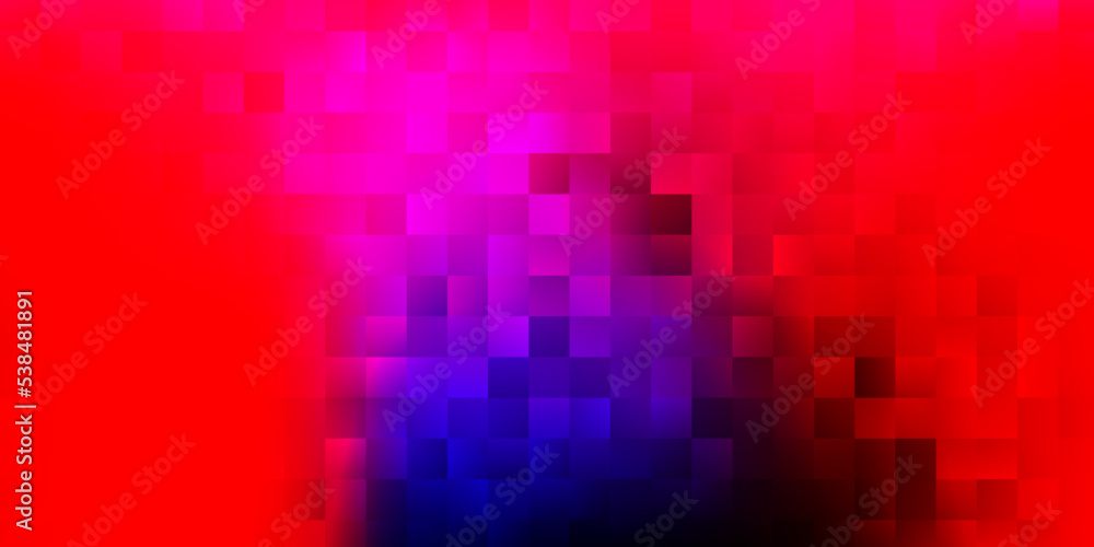 Dark blue, red vector layout with lines, rectangles.