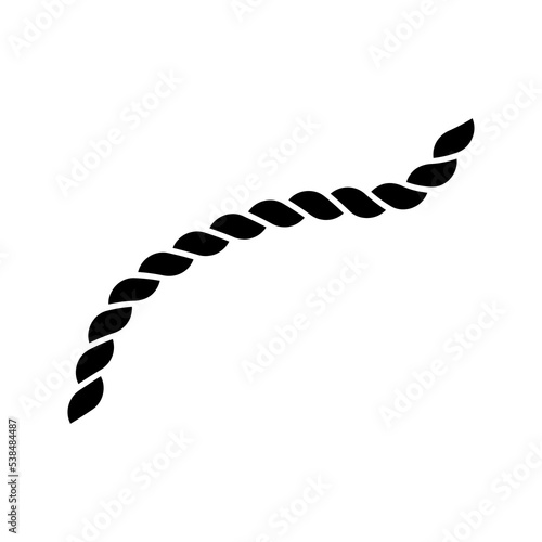 rope logo template design vector icon color editable