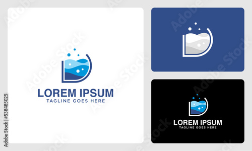 initial logo D laboratory