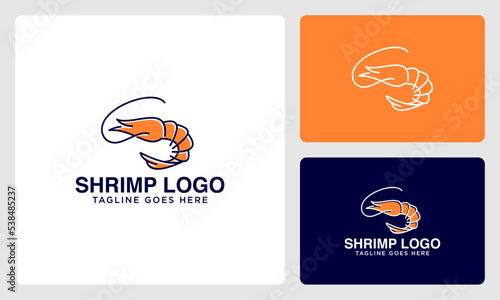 unique shrimp logo