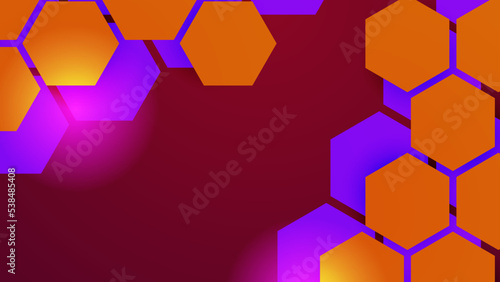 Abstract tech background. Futuristic technology interface. Futuristic technological modern colorful design background