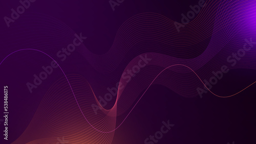 Abstract futuristic background with a gradient shapes and particle blur. Abstract technology background. abstract wave technology background with blue light digital effect corporate concept
