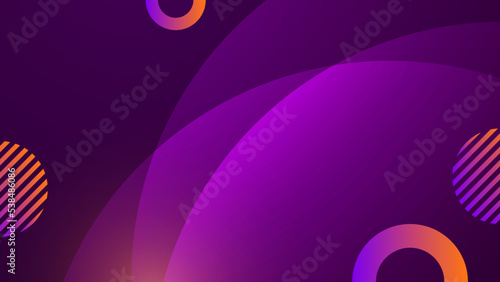 Abstract colorful lines on red purple background. Abstract futuristic - technology with polygonal shapes on dark blue background. Design digital technology concept.