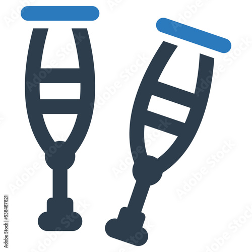 Crutches icon