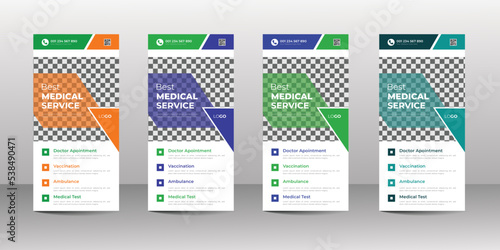 Modern and creative dl flyer or rack card design template 