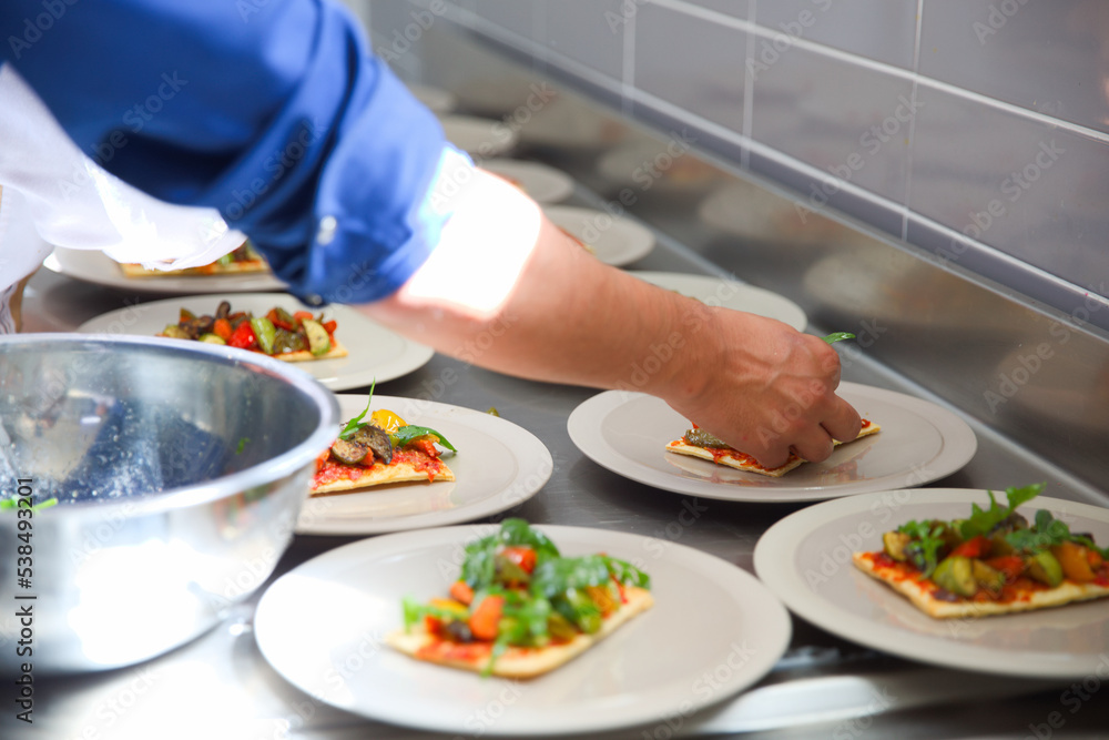 chef preparing dinner