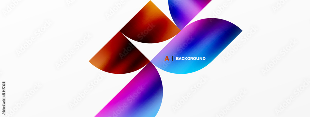 Circle geometric background. Metallic color shiny circles and round shapes. Vector Illustration For Wallpaper, Banner, Background, Card, Book Illustration, landing page Circle geometric background. Metallic color shiny circles and round shapes. Vector Illustration For Wallpaper, Banner, Background, Card, Book Illustration, landing page
