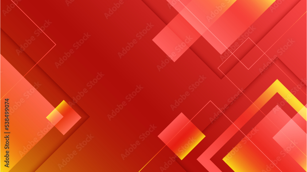 Modern gradient red orange abstract design background. Red geometric shapes background geometry shine and layer element Suit for business, corporate, institution, party, festive, seminar, and talks. Modern gradient red orange abstract design background. Red geometric shapes background geometry shine and layer element Suit for business, corporate, institution, party, festive, seminar, and talks.