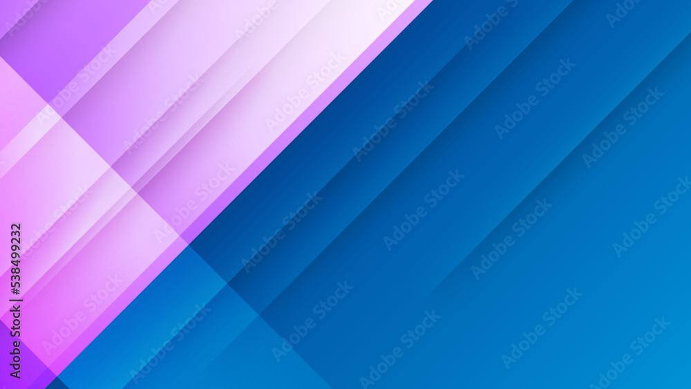 Obraz premium Abstract blue and pink purple design background. Vector abstract graphic design banner pattern presentation background web template.