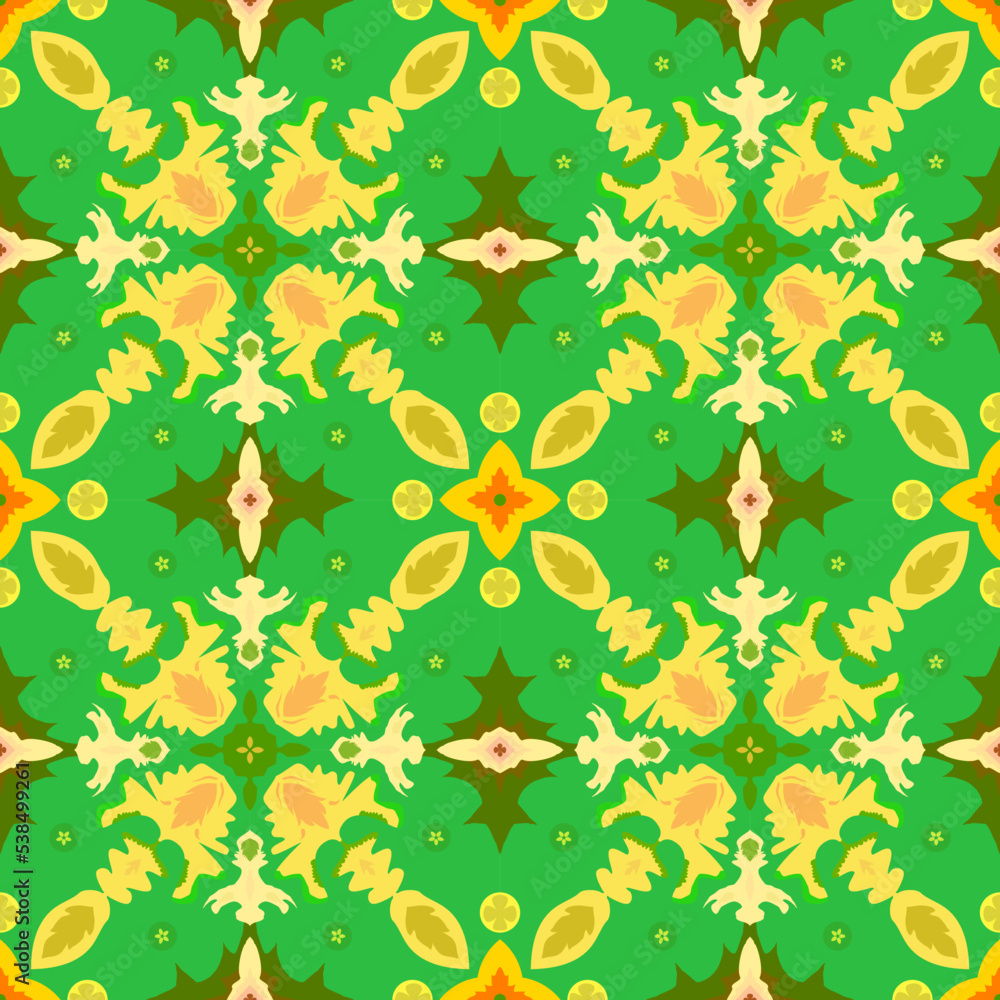 batik tiles pattern seamless texture