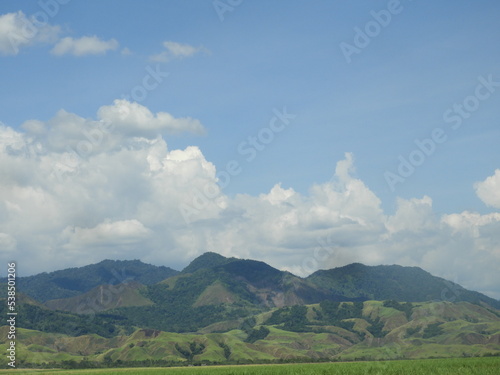 landscape with clouds