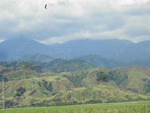 landscape with mountains
