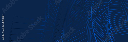 Abstract blue background with lines