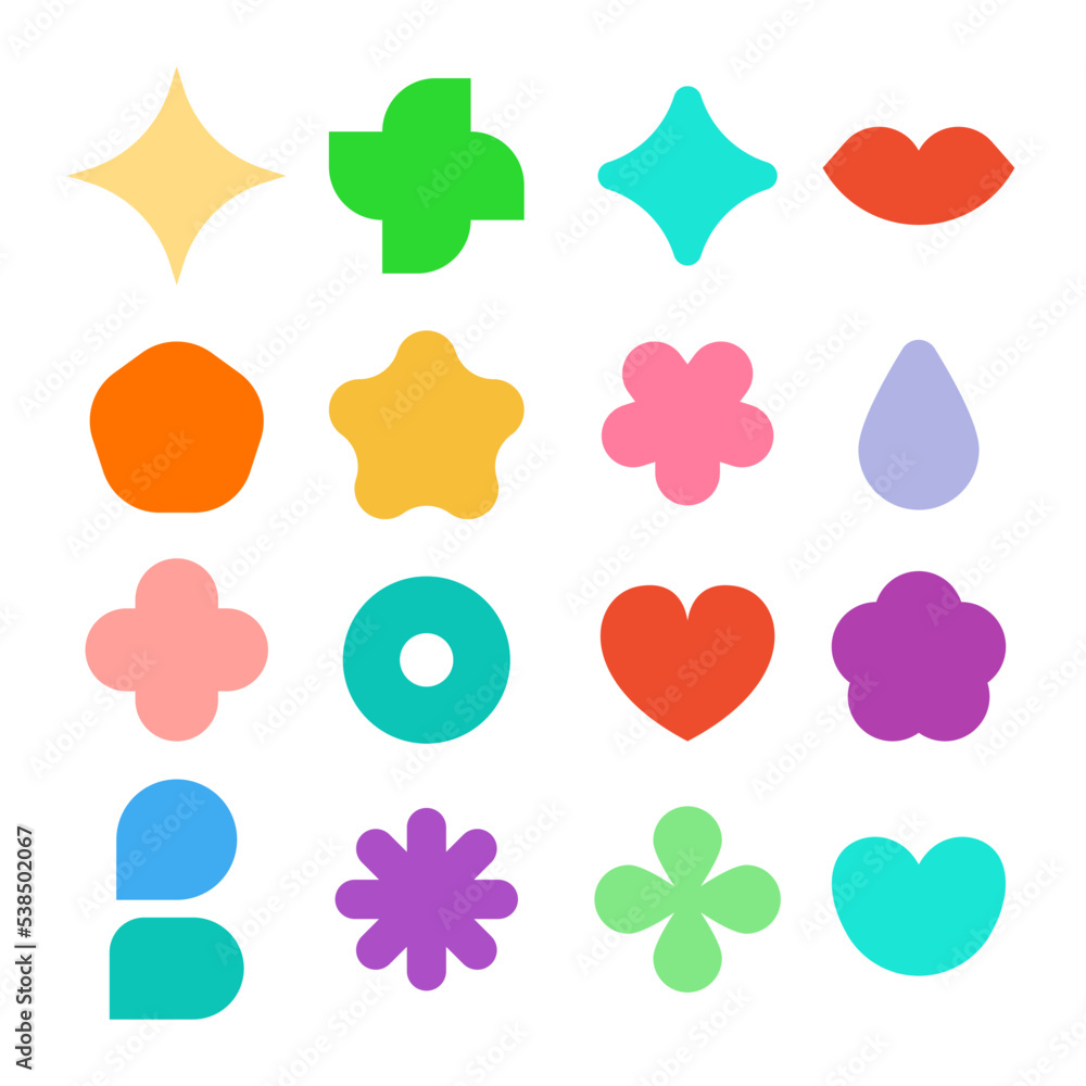 set of Geometry Shapes set of Geometry Shapes