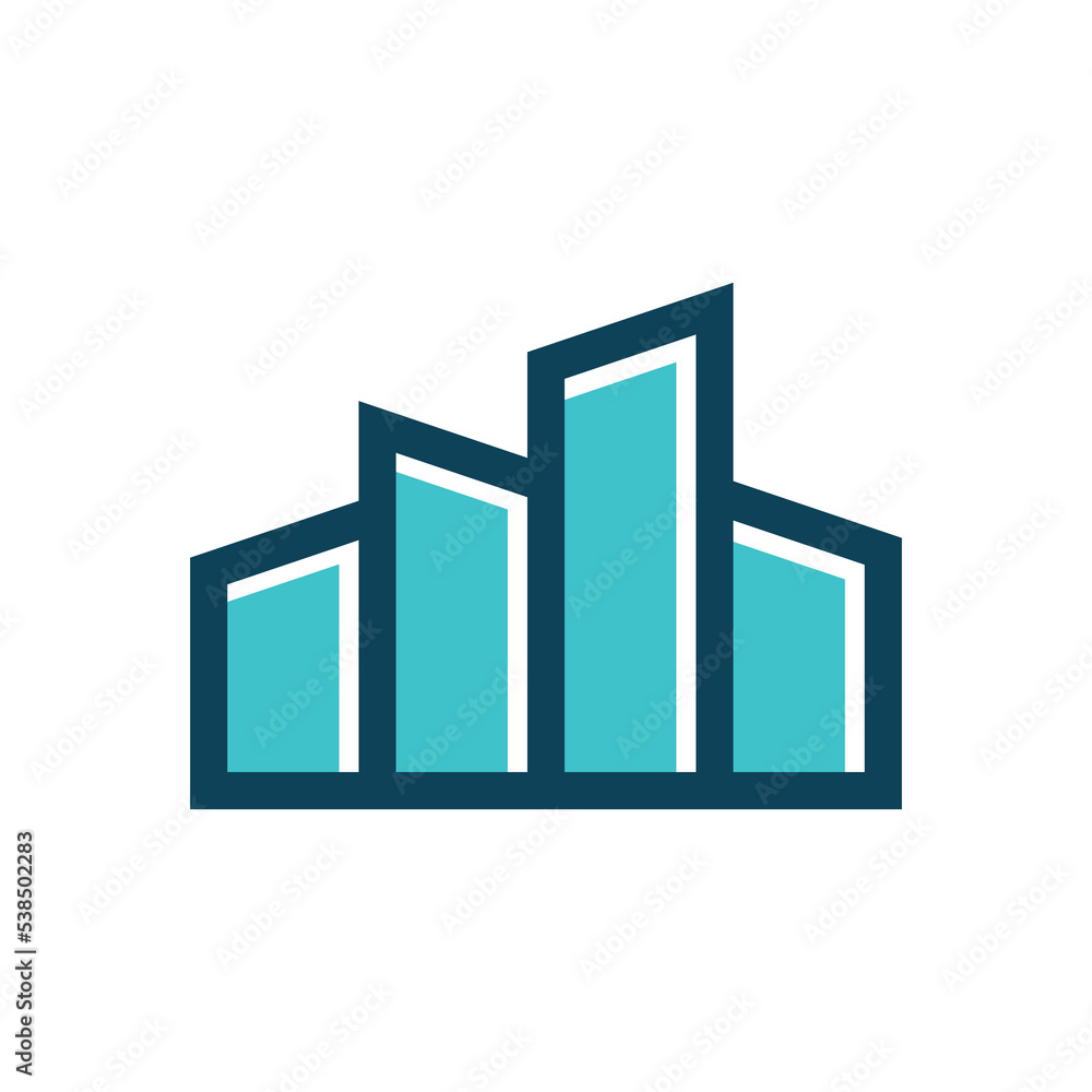 property icon flat pictogram modern idea template property icon flat pictogram modern idea template