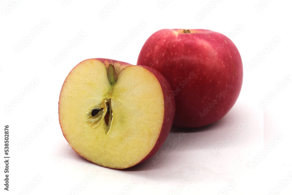 Fresh Apple fruit isolated on white background Fresh Apple fruit isolated on white background