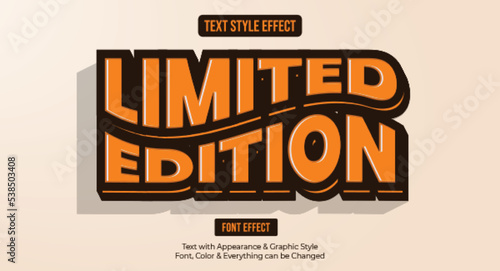 Vintage Editable Text effect Premium Vector