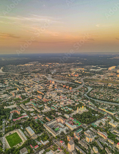 evening city of Penza in summer