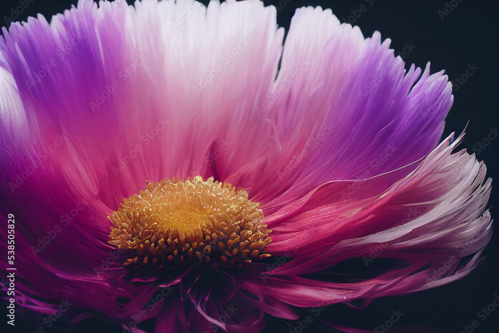 Fototapeta premium feather creamy abstract flower ,rose,chrysanthemum,canna,close up