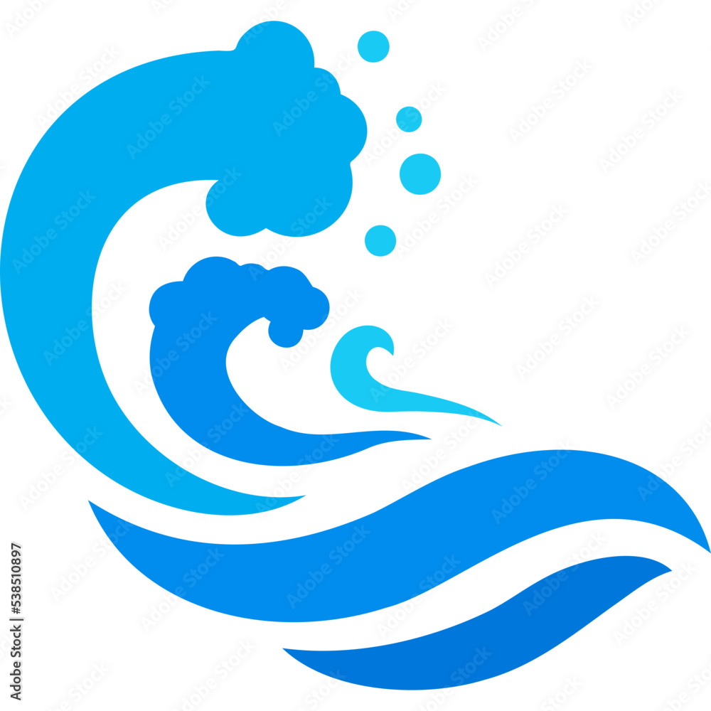 sea wave icon for decoration, website, web, presentation, printing, banner, logo, poster design, etc. sea wave icon for decoration, website, web, presentation, printing, banner, logo, poster design, etc.