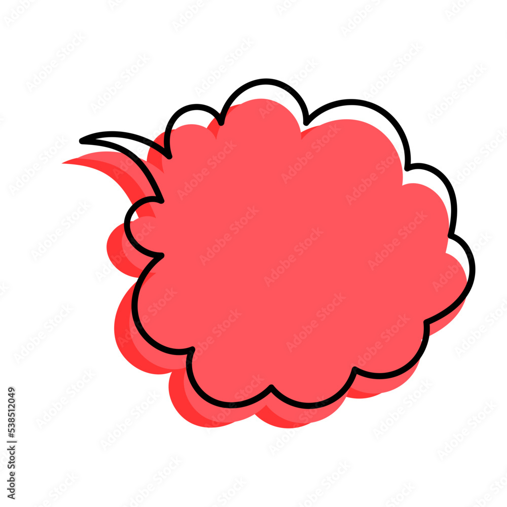 trendy line speech bubble message trendy line speech bubble message