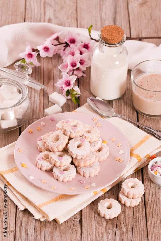 Canestrelli biscuits. Canestrelli biscuits.