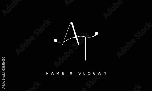 TA,  AT,  T,  A   Abstract  Letters Logo  Monogram photo