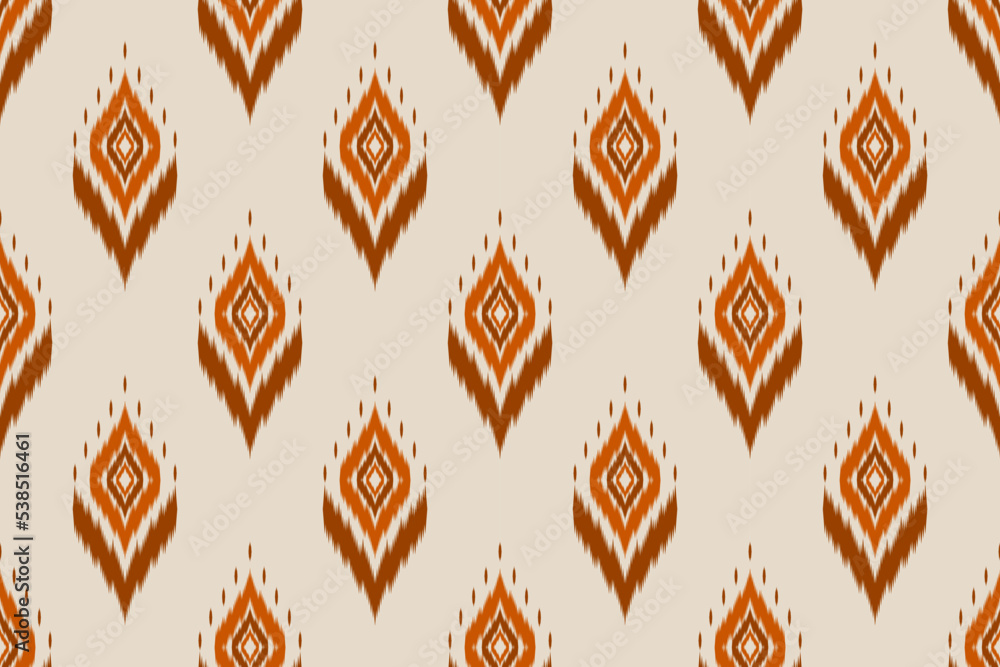 Geometric ethnic ikat seamless pattern in tribal. Fabric ethnic ikat pattern art. Mexican style. Design for background, wallpaper, illustration, fabric, clothing, carpet, textile, batik, embroidery. Geometric ethnic ikat seamless pattern in tribal. Fabric ethnic ikat pattern art. Mexican style. Design for background, wallpaper, illustration, fabric, clothing, carpet, textile, batik, embroidery.