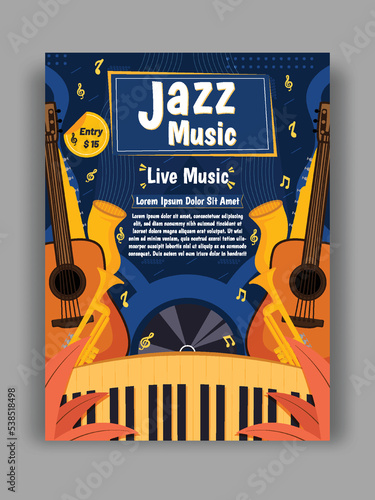 Photography Music concert invitation poster