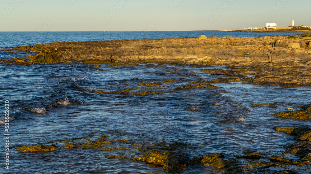 Bord de mer en éré en Italie dans la région des Pouilles