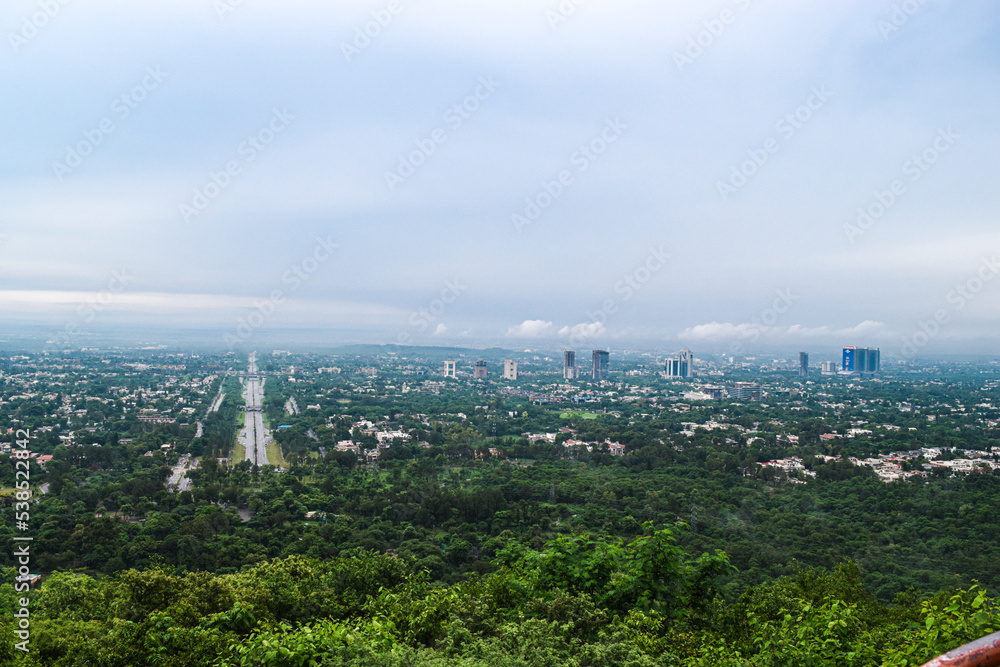 View of Islamabad the city