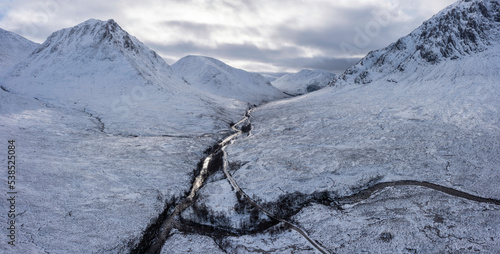 Epic aerial drone landscape...