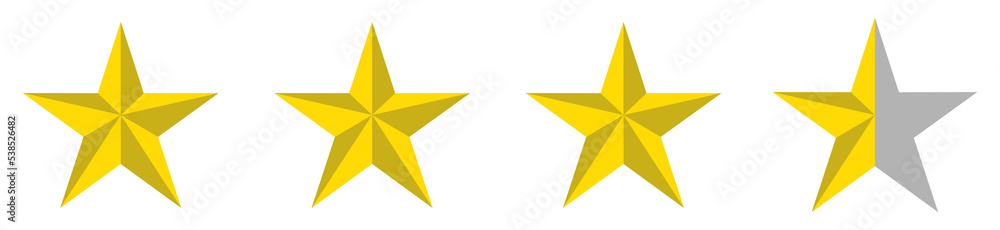 3D Visual of the Five (5) Star Sign. Star Rating Icon Symbol for Pictogram, Apps, Website or Graphic Design Element. Illustration of the Rating 3, 5 Star. Format PNG 3D Visual of the Five (5) Star Sign. Star Rating Icon Symbol for Pictogram, Apps, Website or Graphic Design Element. Illustration of the Rating 3, 5 Star. Format PNG