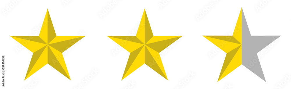 3D Visual of the Five (5) Star Sign. Star Rating Icon Symbol for Pictogram, Apps, Website or Graphic Design Element. Illustration of the Rating 2, 5 Star. Format PNG 3D Visual of the Five (5) Star Sign. Star Rating Icon Symbol for Pictogram, Apps, Website or Graphic Design Element. Illustration of the Rating 2, 5 Star. Format PNG