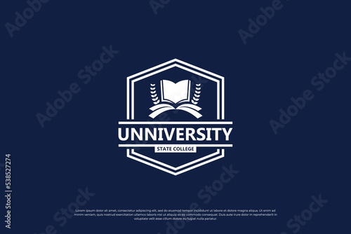 University emblem logo design inspiration.