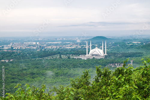 Faisal Mosque Islamabad view photo