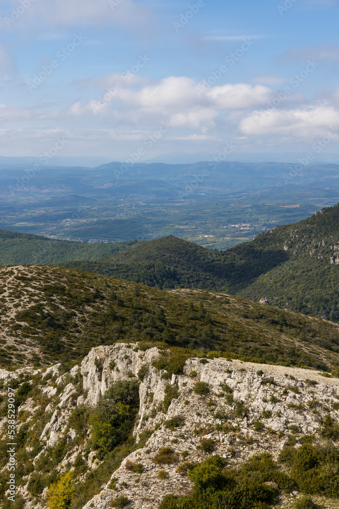 Paysage depuis le sommet du Mont Saint-Baudille