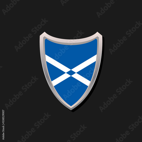 Free Download Illustration of Scotland flag Template - GFXLoad