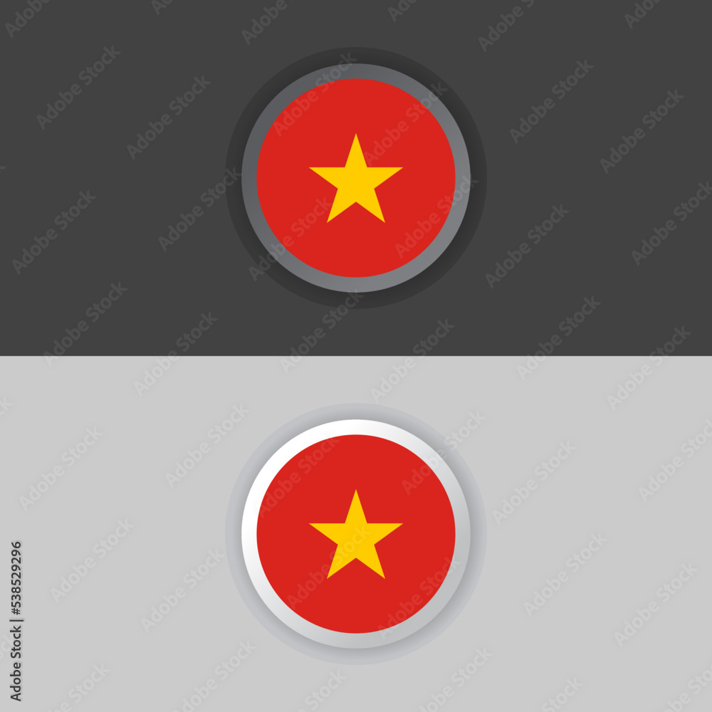 Illustration of Vietnam flag Template Illustration of Vietnam flag Template