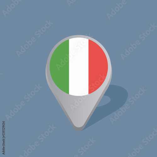 Free Download Illustration of Italy flag Template - GFXLoad