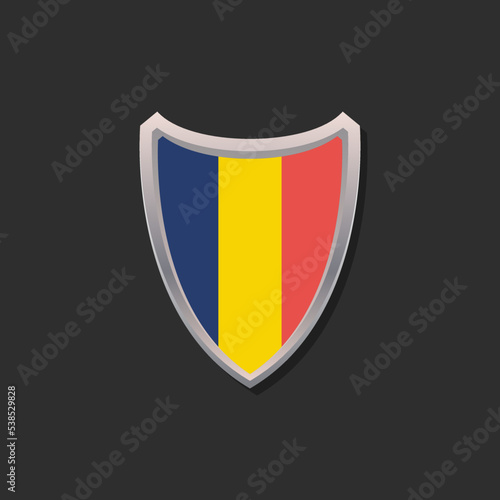 Illustration of Romania flag Template Free Download Illustration of Romania flag Template - GFXLoad