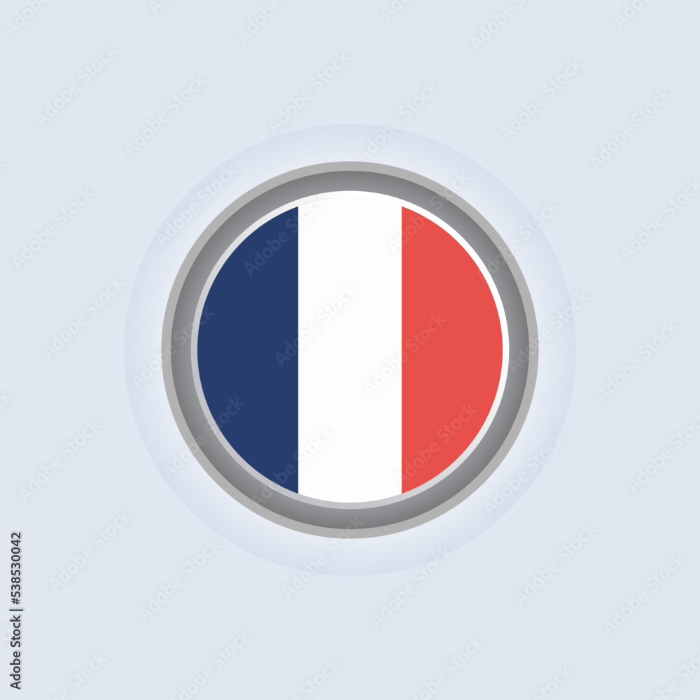 Illustration of France flag Template Illustration of France flag Template