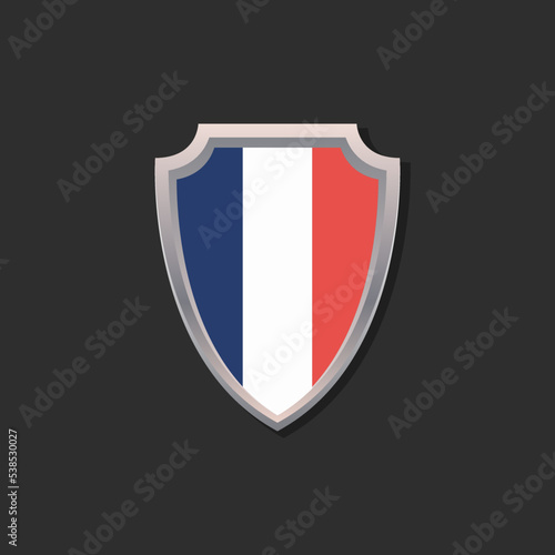 Illustration of France flag Template Free Download Illustration of France flag Template - GFXLoad
