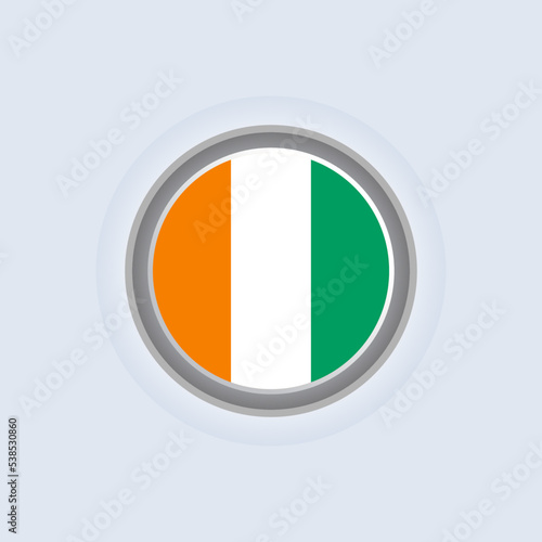 Free Download Illustration of Ivory Coast flag Template - GFXLoad