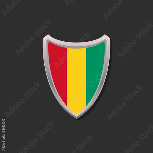 Illustration of Guinea flag Template Free Download Illustration of Guinea flag Template - GFXLoad