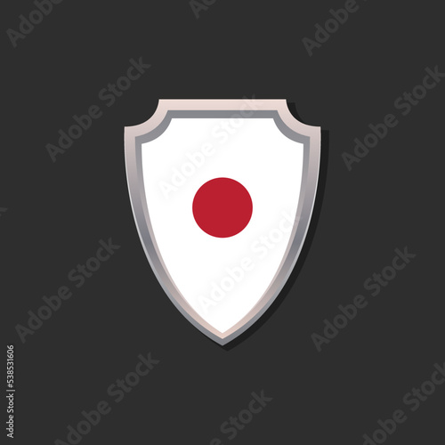 Free Download Illustration of Japan flag Template - GFXLoad
