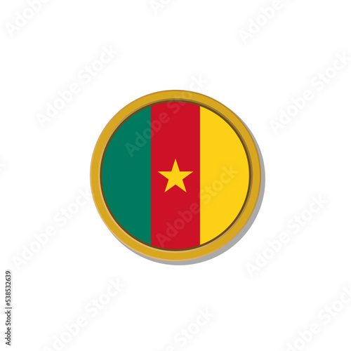 Illustration of Cameroon flag Template Free Download Illustration of Cameroon flag Template - GFXLoad
